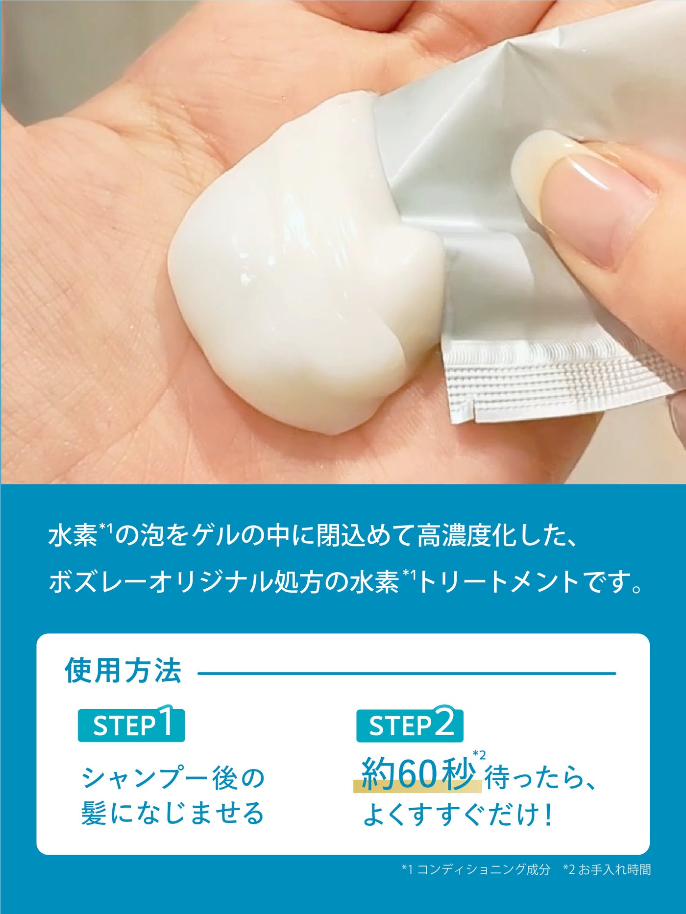 水素トリートメント ボズレー 13g×4包 - NatureLab Store