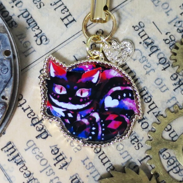 不思議ノ国のアリスシリーズ～UnderWorld～ チェシャ猫 ストラップ（黒