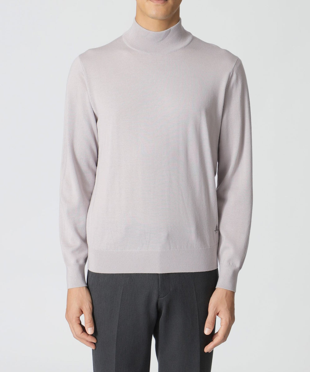 Nikkei magazine掲載】【Washable】ハイネックセーター(トップス