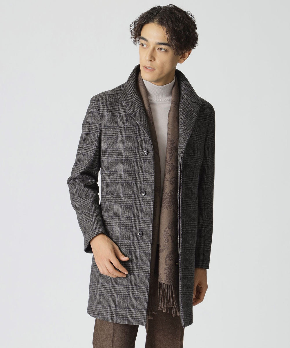 Nikkei magazine掲載】カシミヤ混スタンドカラーコート(コート)｜Paul