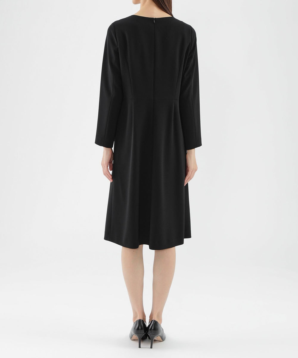 ウォッシャブル】ダブルクロスレースコンビワンピース(ワンピース