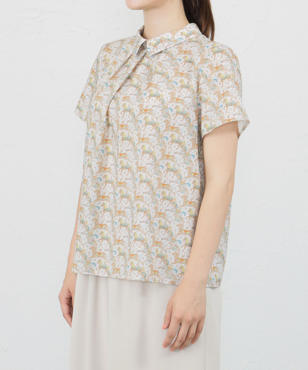 LIBERTY】MyLittlePaceシャツカラーブラウス(トップス)｜AMACA(アマカ