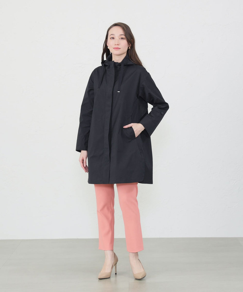 花粉対策】グレースメモリースタンドカラーフィールドコート(コート