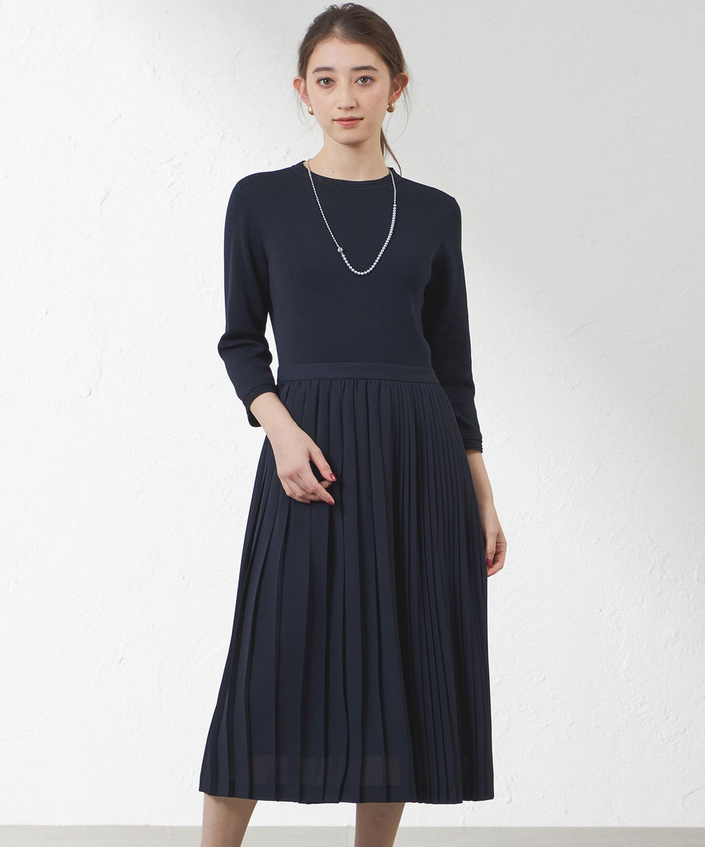 布帛コンビニットワンピワンピース(ワンピース)｜AMACA(アマカ)の