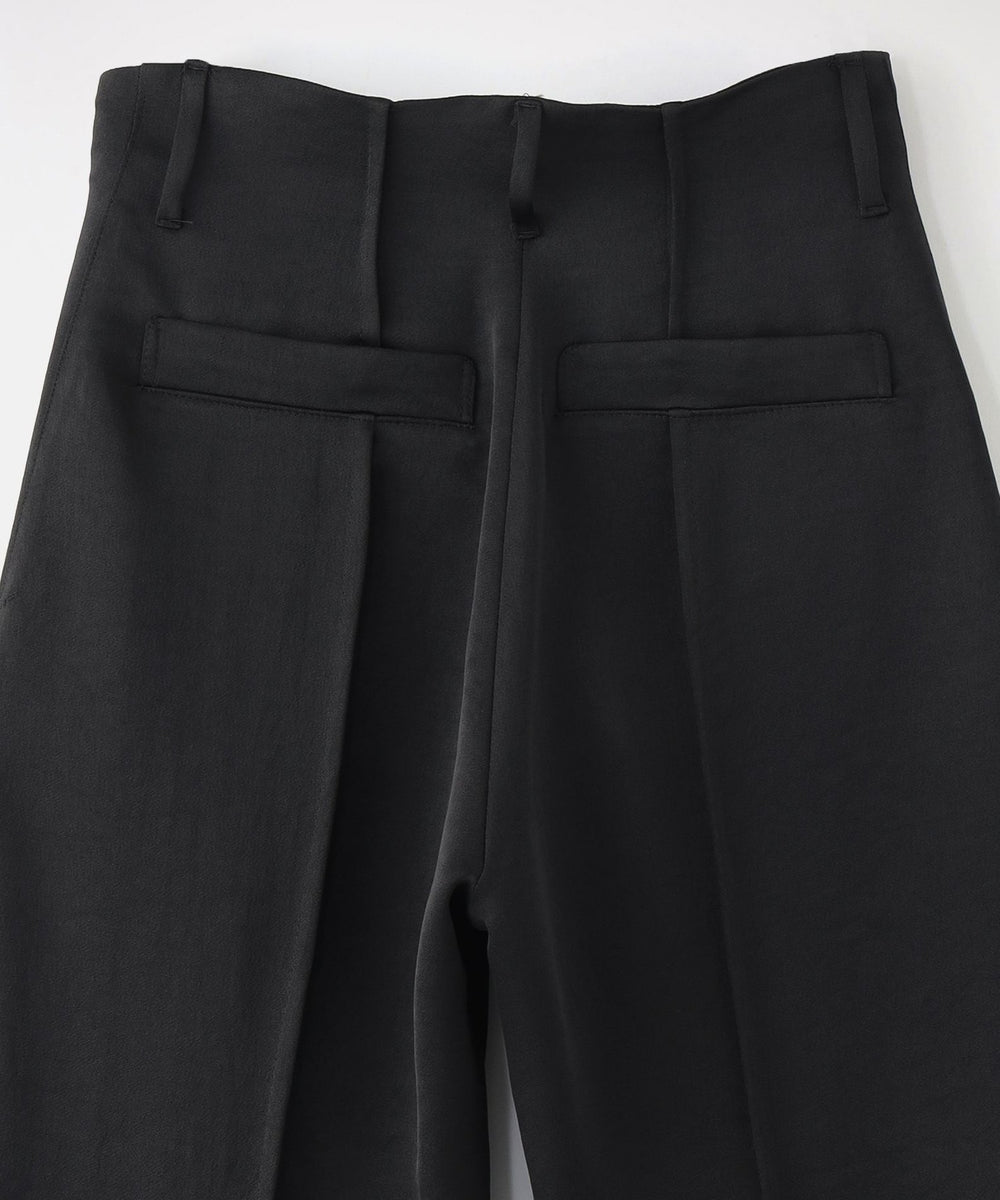 YOHEI OHNO/ヨウヘイオオノ】サテンフレアパンツ ＂Our Basic＂ Satin