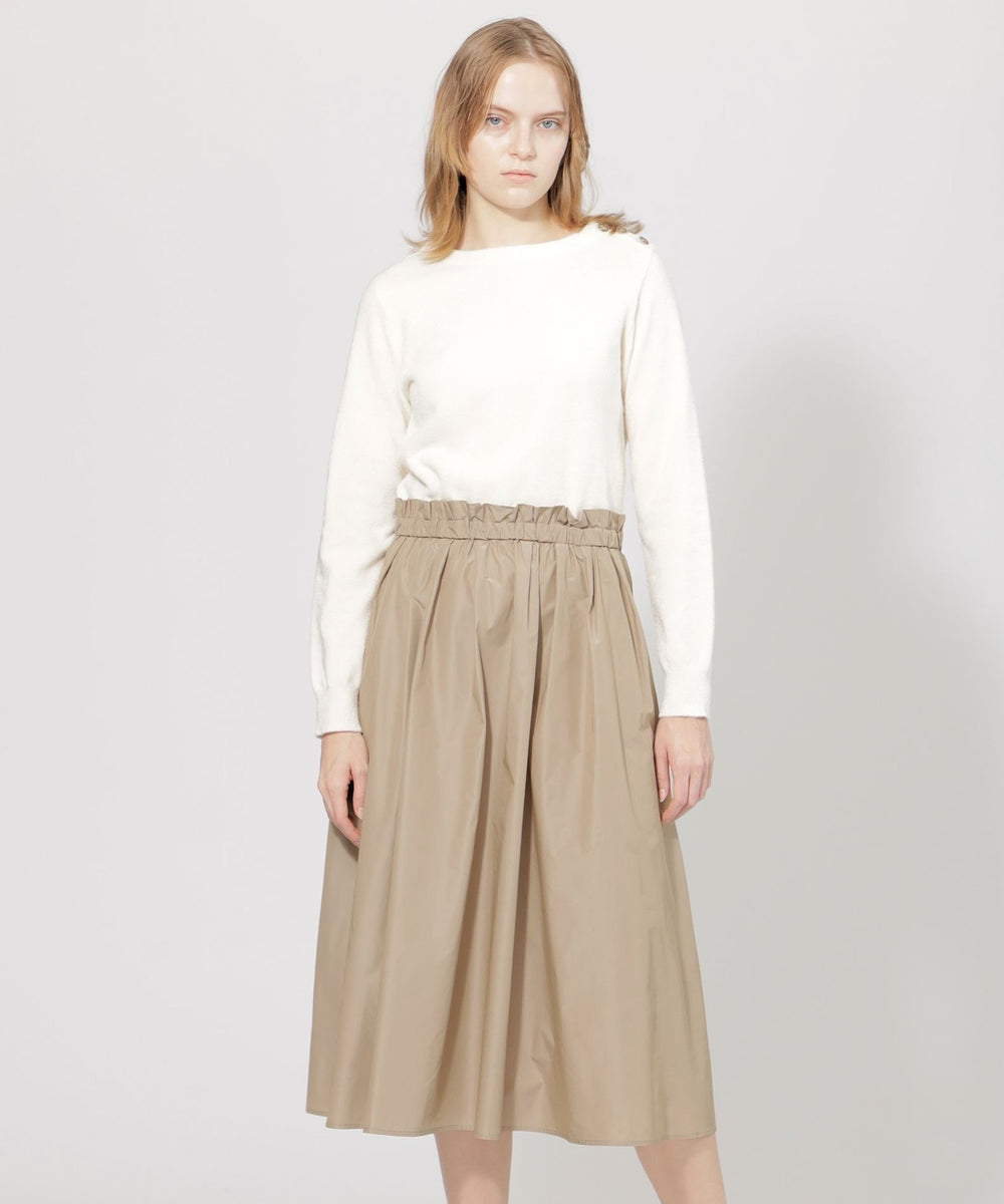 タフタコンビモールスキンニットドレス(ワンピース)｜EPOCA(エポカ)の