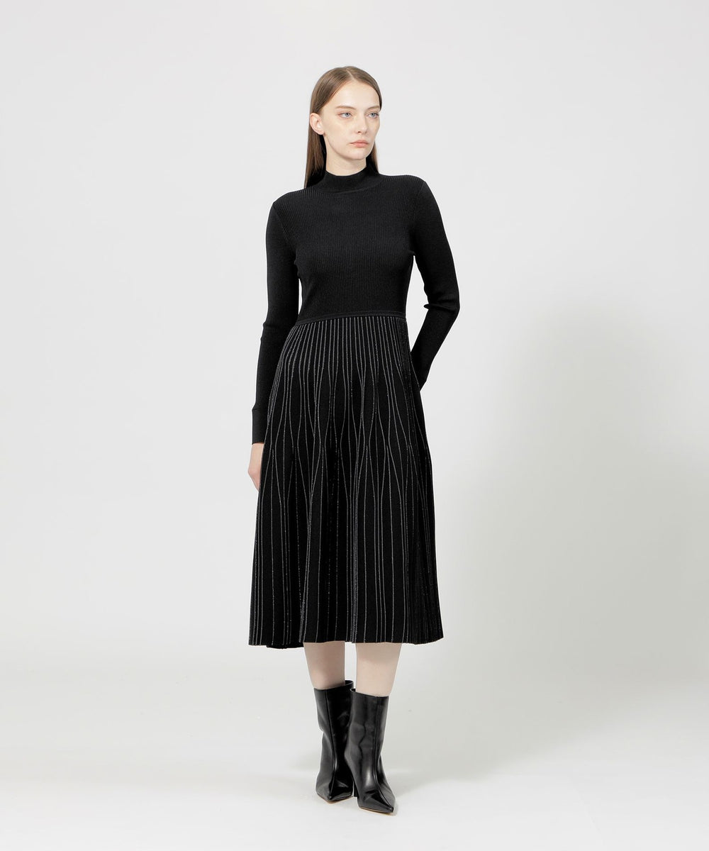 ラメコンビストレッチ ニットドレス(ワンピース)｜EPOCA(エポカ)の