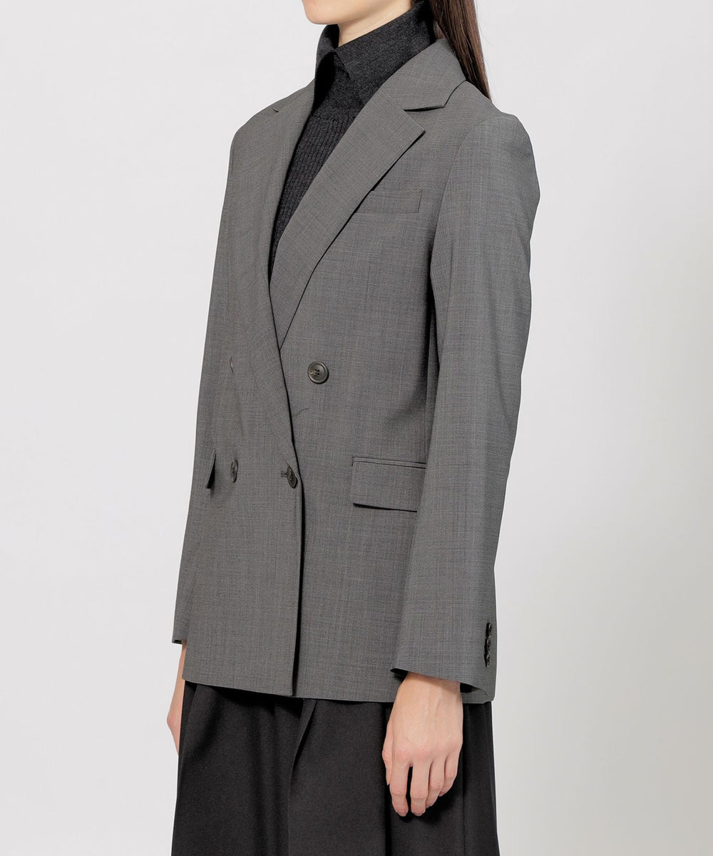 EPOCA STORIA】 ウールポプリン ダブルブレストジャケット