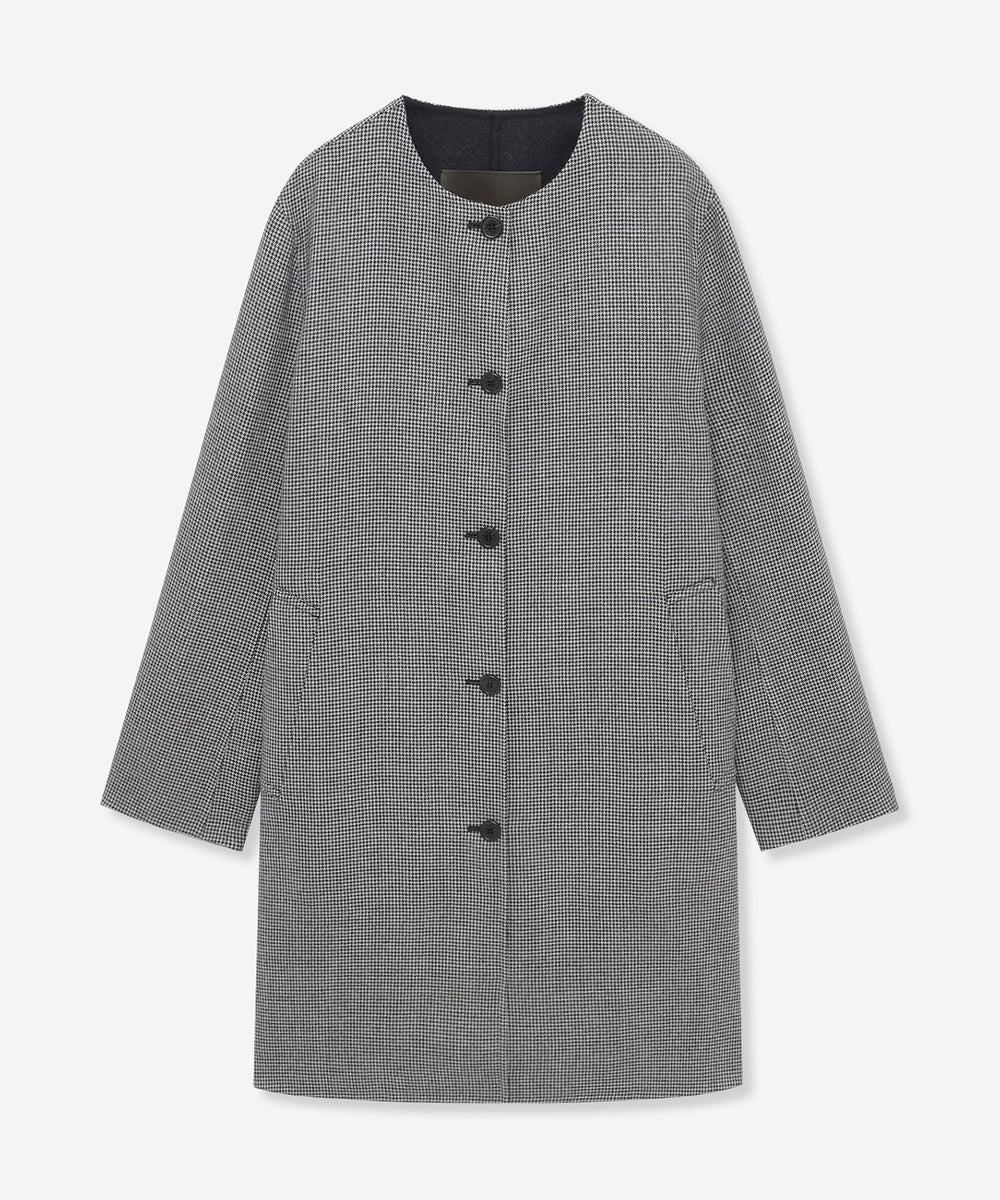 ライトウールリバーノーカラーコート(コート)｜MACKINTOSH LONDON