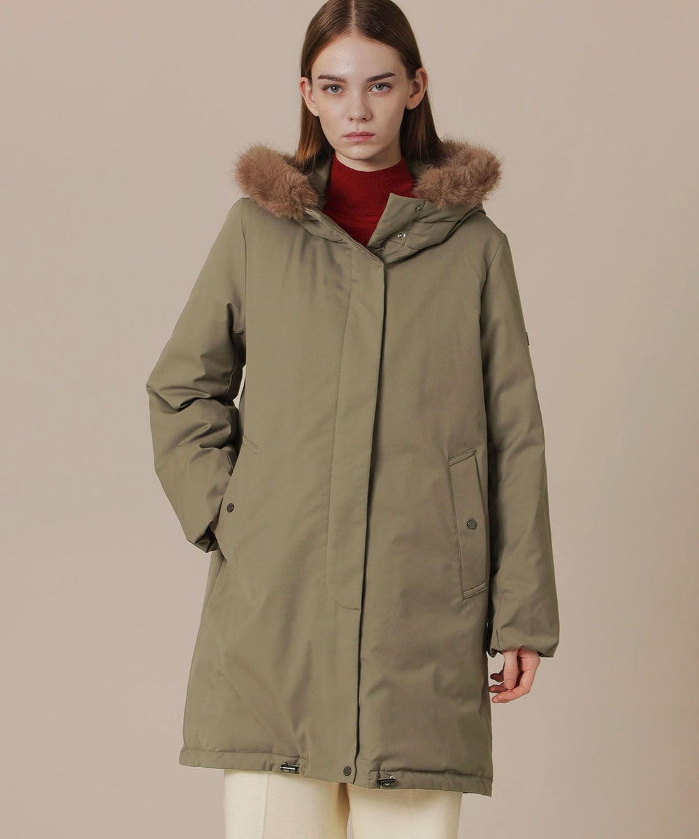 WEB・一部店舗限定】ポリエステルオックスフォードフーデットダウン