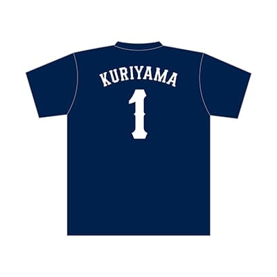 予約】プレイヤーズTシャツ ネイビー×ホワイト(定番8選手+背番号なし