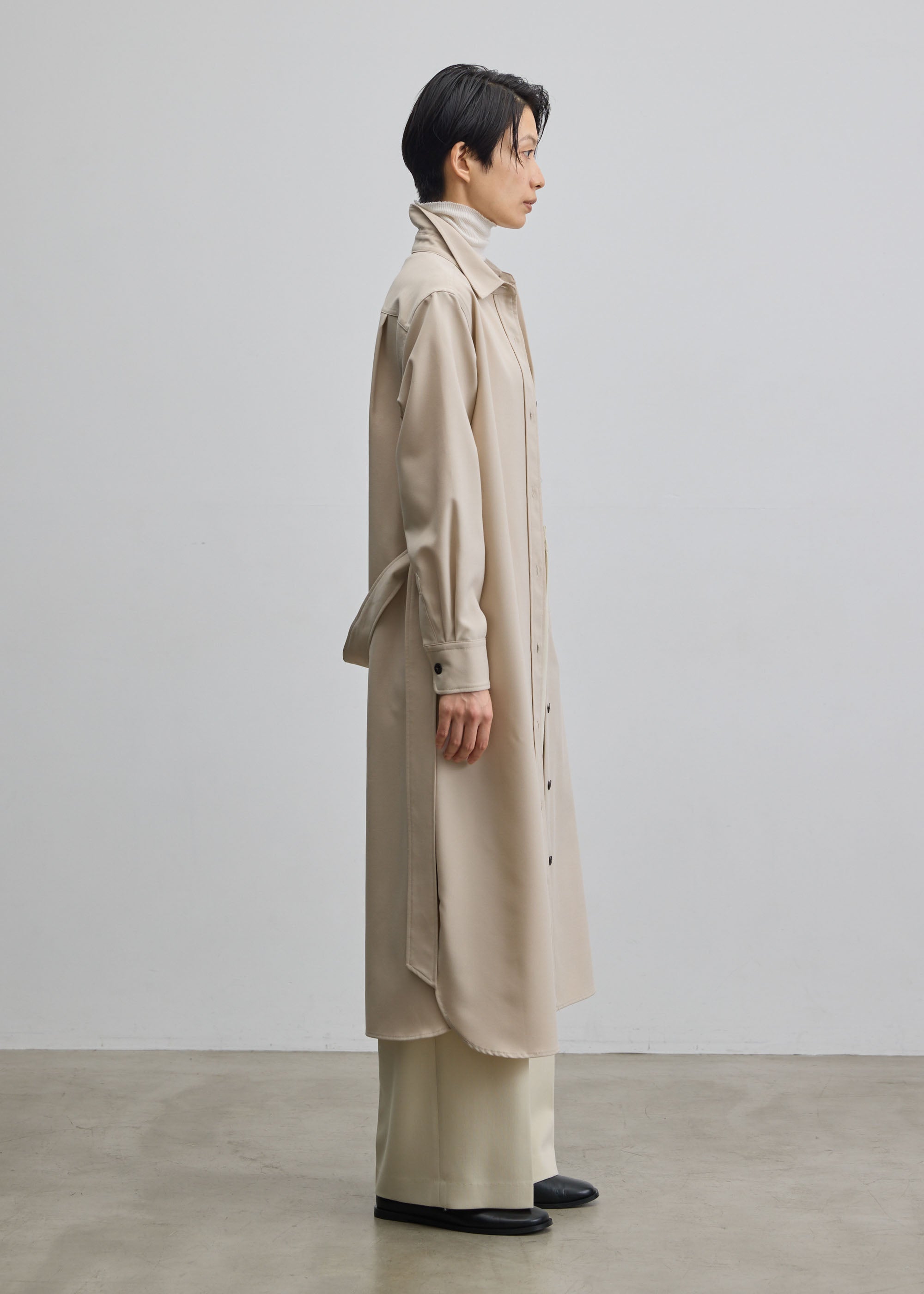 ソフトオックスシャツワンピース - SOÉJU online store｜上質な大人の