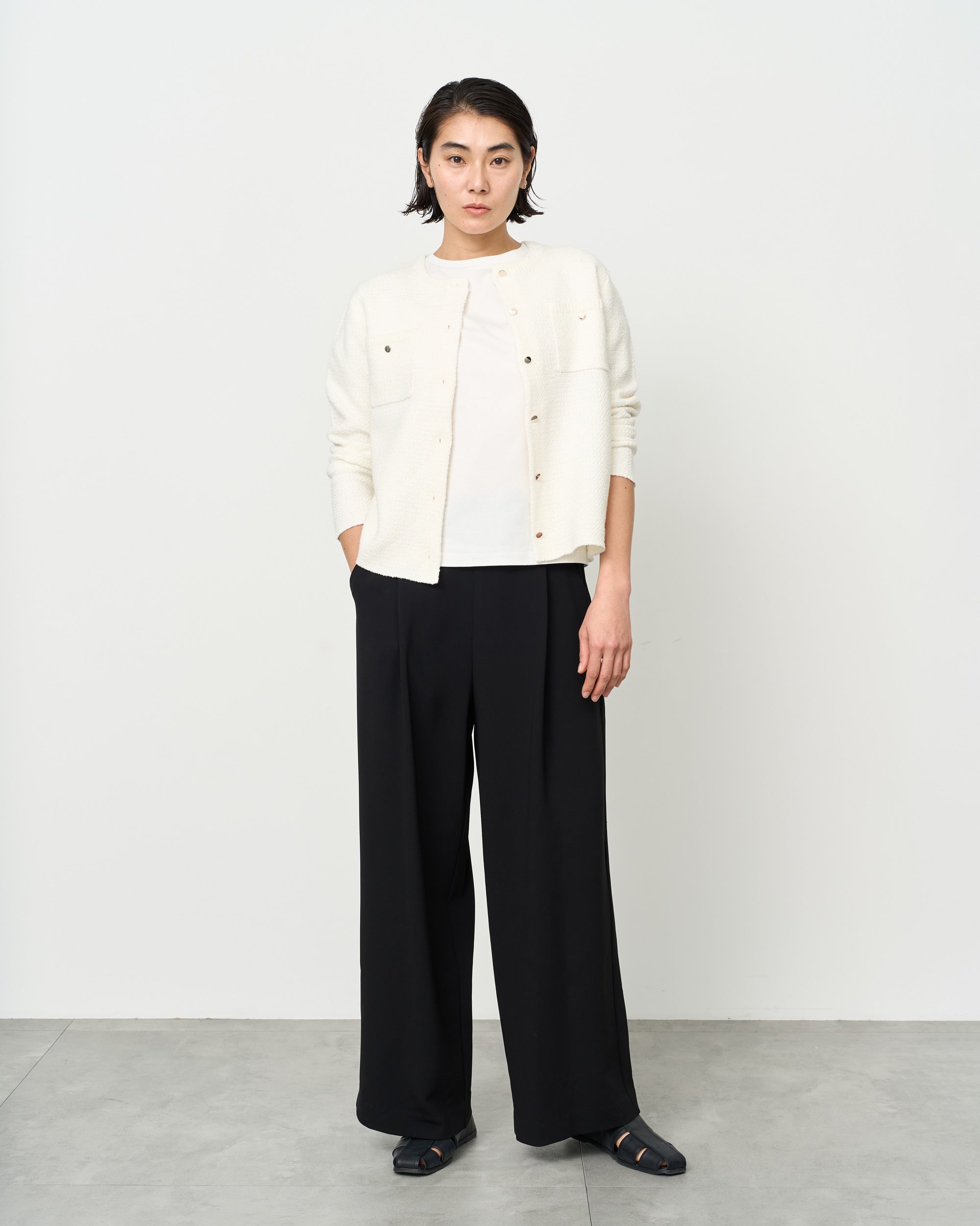 鹿の子ニットカーディガン- SOÉJU online store｜上質な大人の女性の