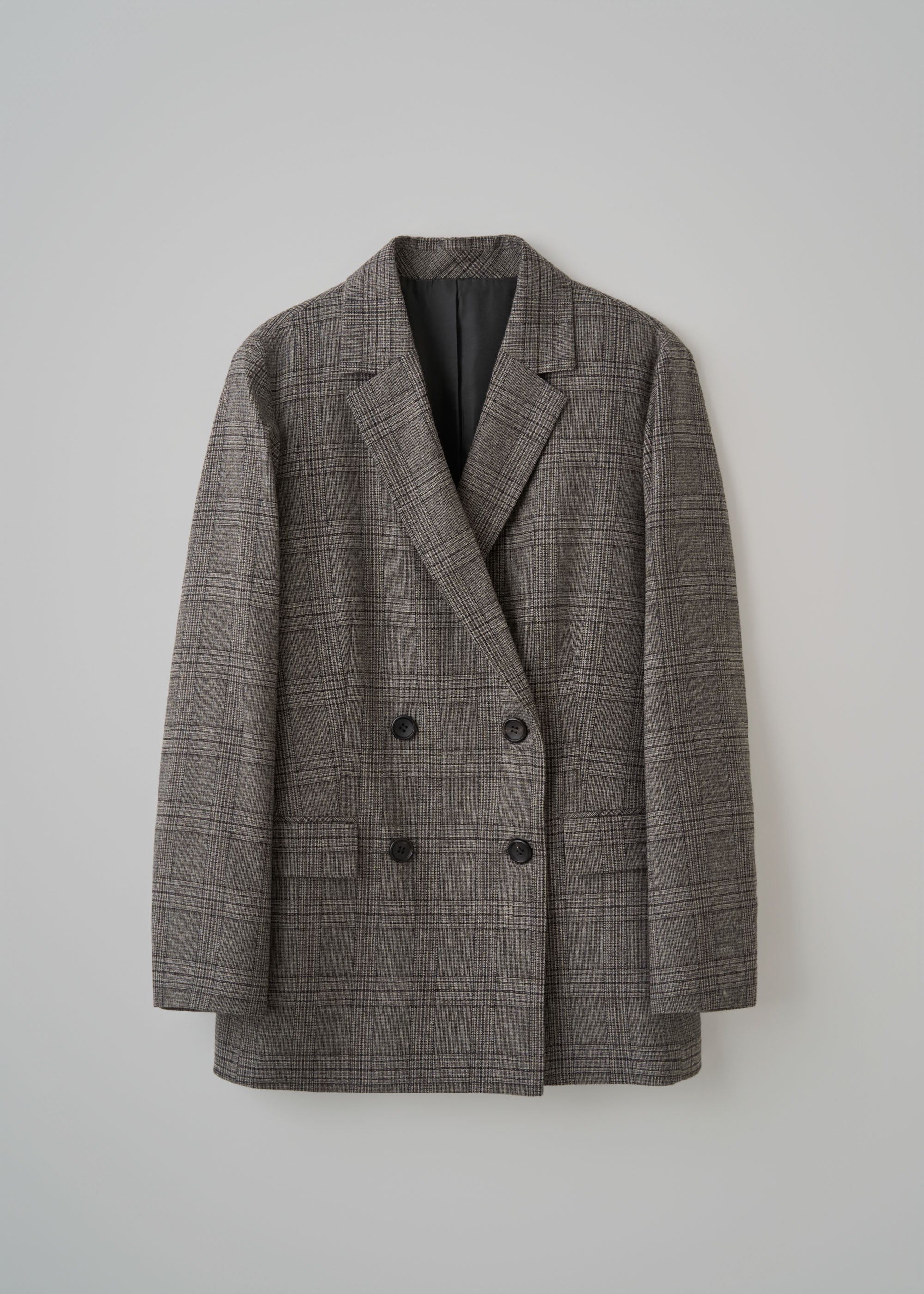 グレンチェックダブルジャケット- SOÉJU online store｜上質な大人の