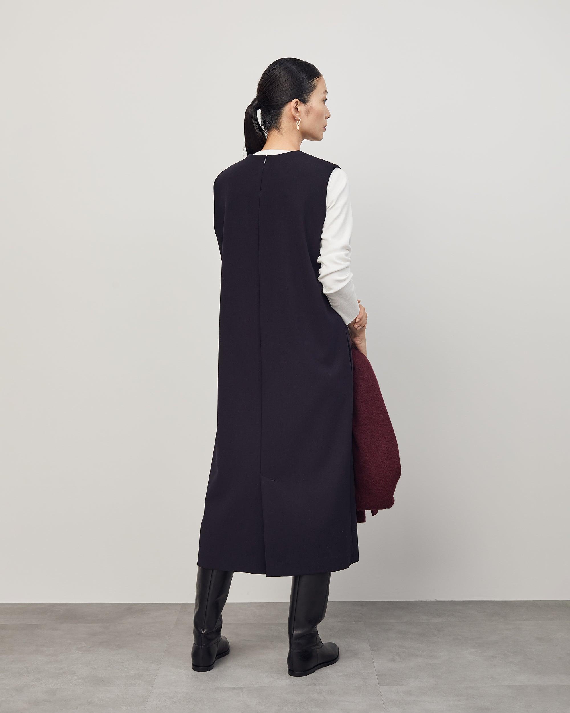 ウールライクジャンパースカート - SOÉJU online store｜上質な大人の