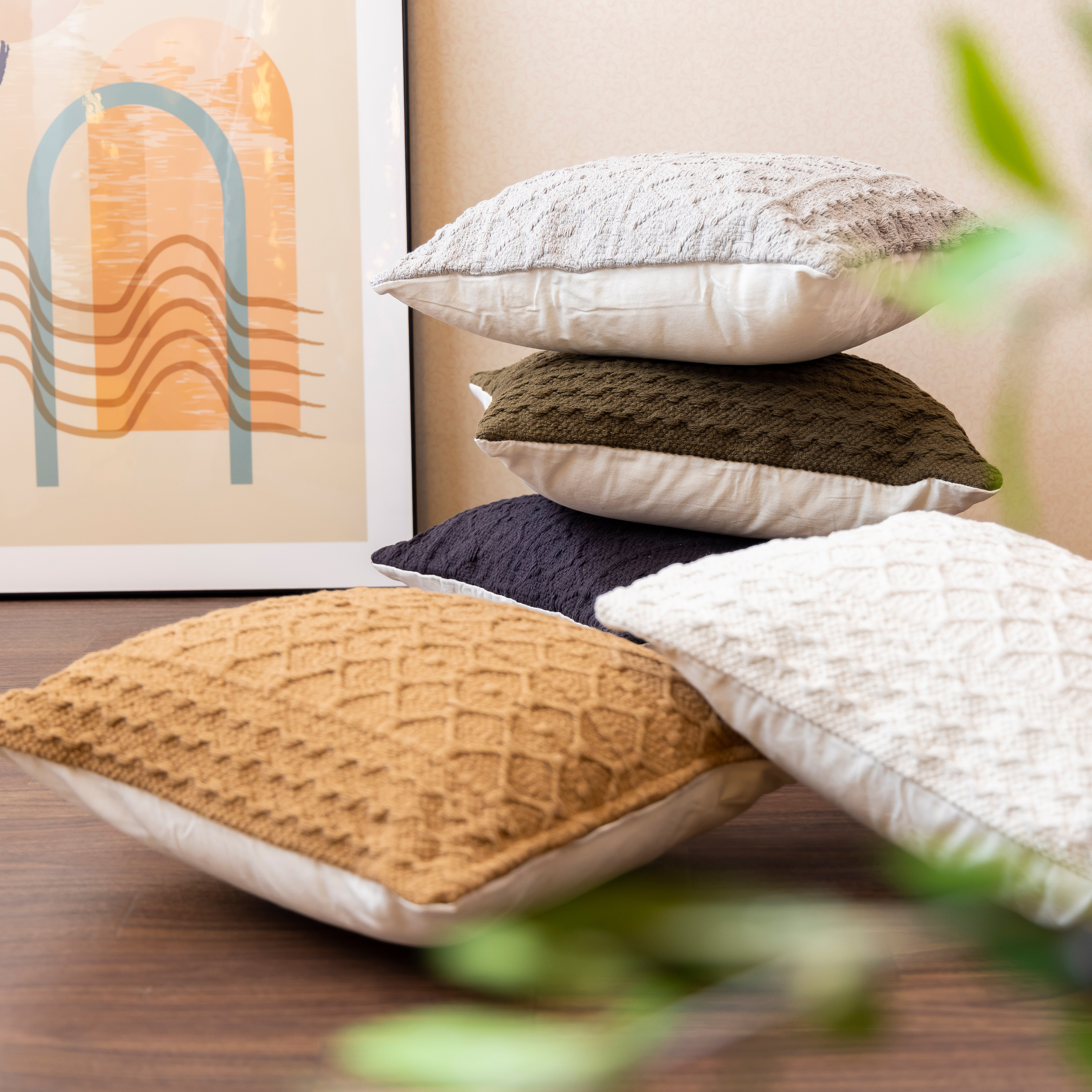 インド綿クッションカバー ラナース 45×45のご購入はこちら | スイデコ