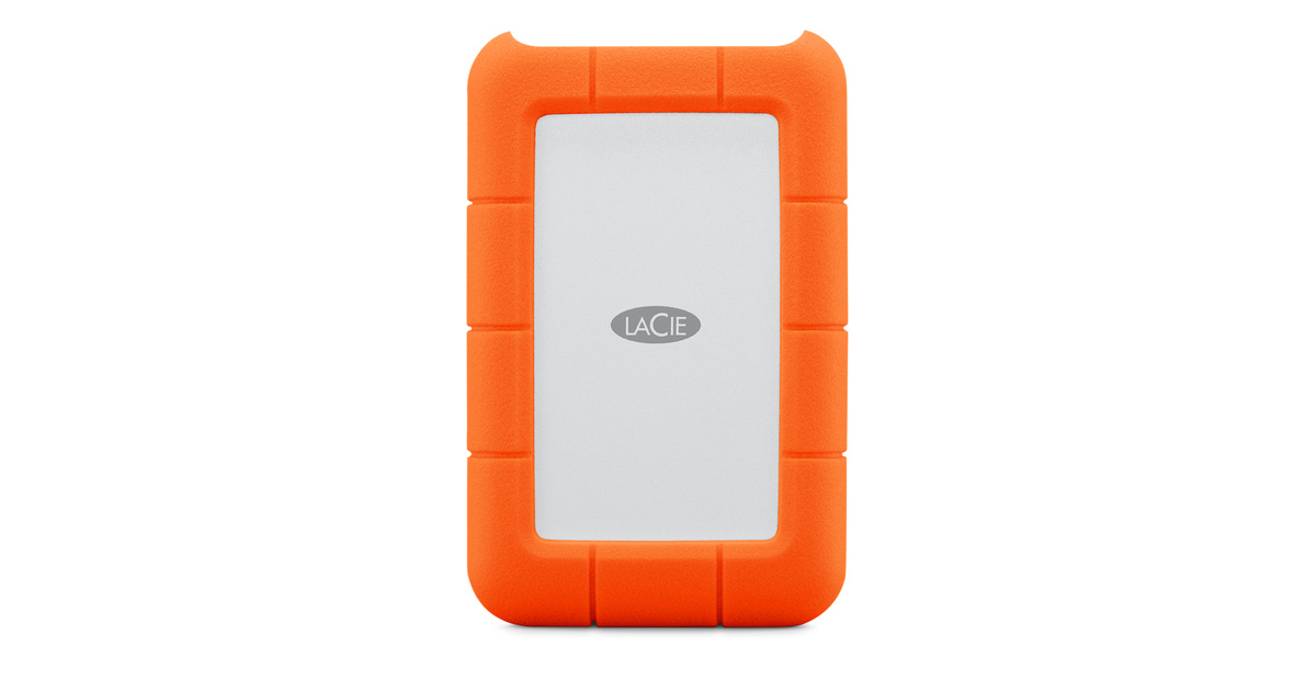 LaCie 2TB Rugged USB-C Portable Hard Drive - Apple