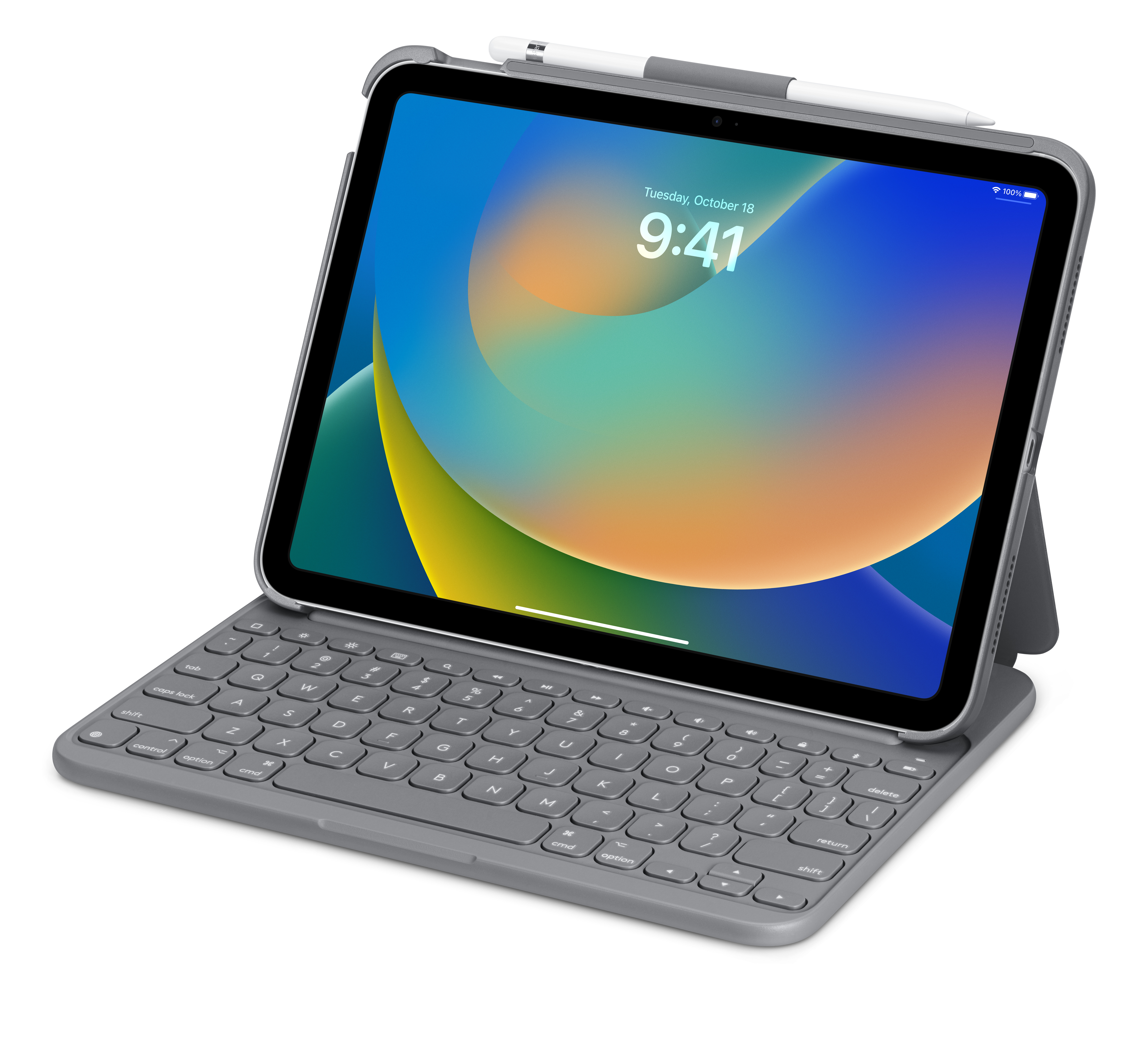 Logicool Slim Folio Keyboard for iPad（第10世代） - 教育 - Apple