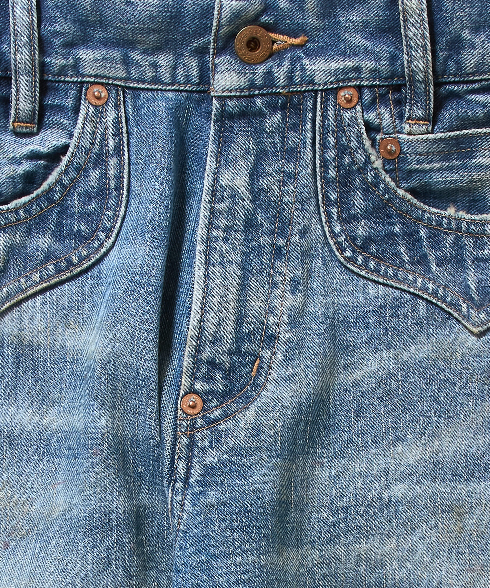 FADED BIKER DENIM PANTS – SUGARHILL TOKYO