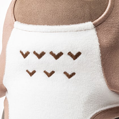 みみずくベロアカットソー(ブラウン) | LOVOT ウェブストア