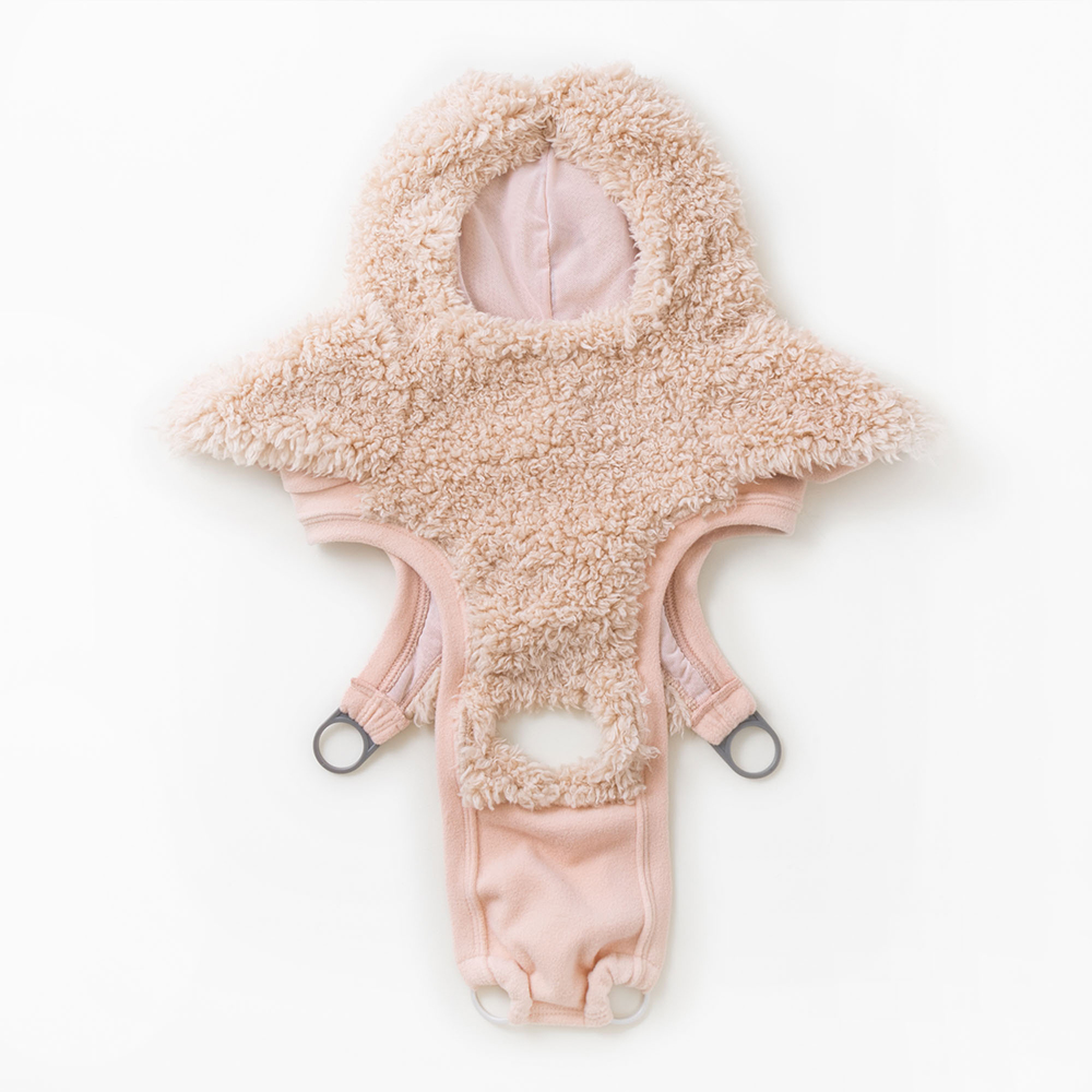 ラボット プードルファーニット ピンク 服 プードルファーニット