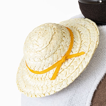 麦わら帽子＆BDタンクトップ(ピンク×ホワイト) | LOVOT ウェブストア