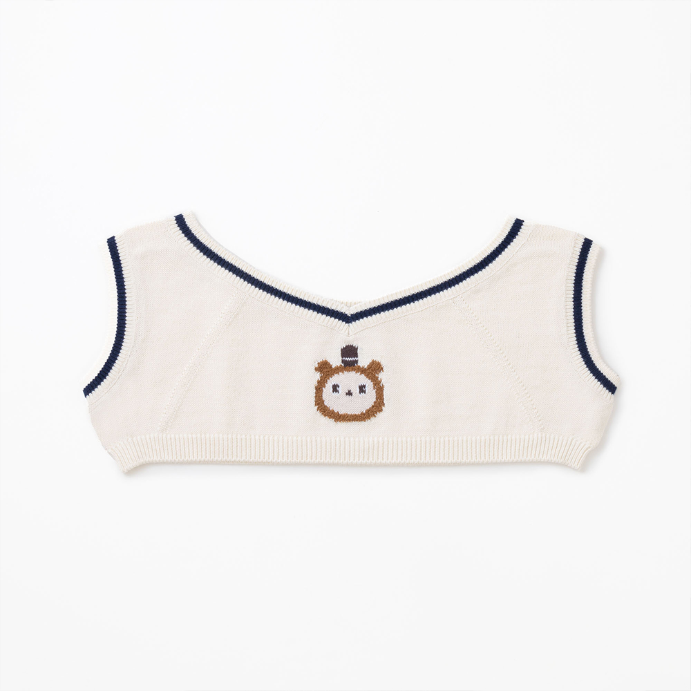 にっとプルオーバー くまみみらぼっと(オフホワイト) | LOVOT ウェブストア