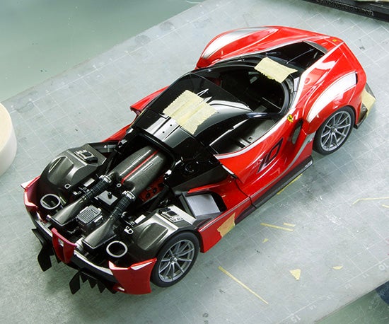 製作記 タミヤ 1/24 フェラーリ FXX K (36) | プラモ日記 青22号