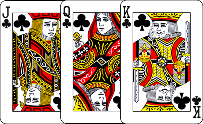 トランプのジャック・クイーン・キングに隠された意味とは