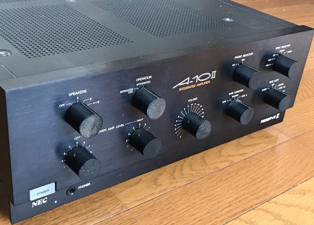 NEC A-10II プリメインアンプ | ギターダー 〜工房の片隅で〜