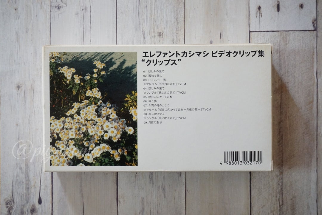 エレカシ VHS/DVD『クリップス』『1998日本武道館“風に吹かれて