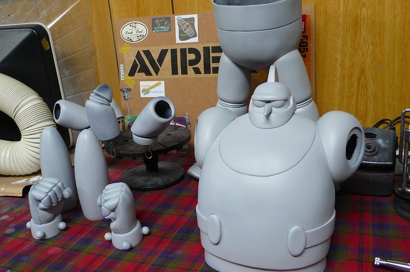 鉄人28号・ボークスガレージキットの製作(その1) | プラモデル