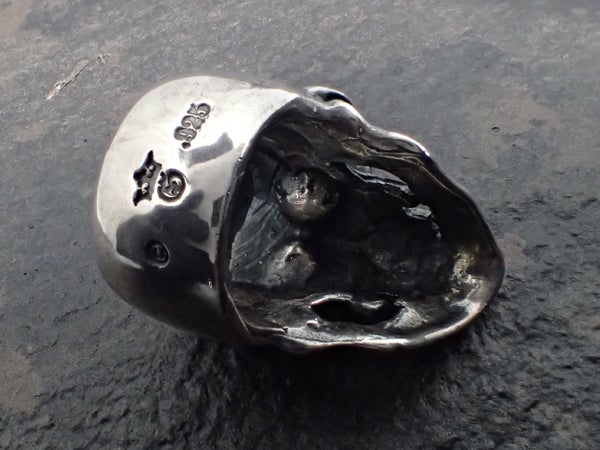 GABORATORY/GABOR Old Large Skull Ring w/Jaw(ガボラト