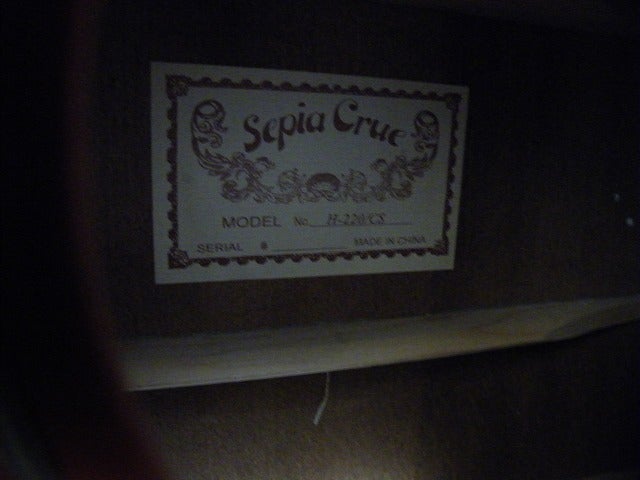 Sepia Crue H-220/CS ハミングバード モデル | Worihのブログ