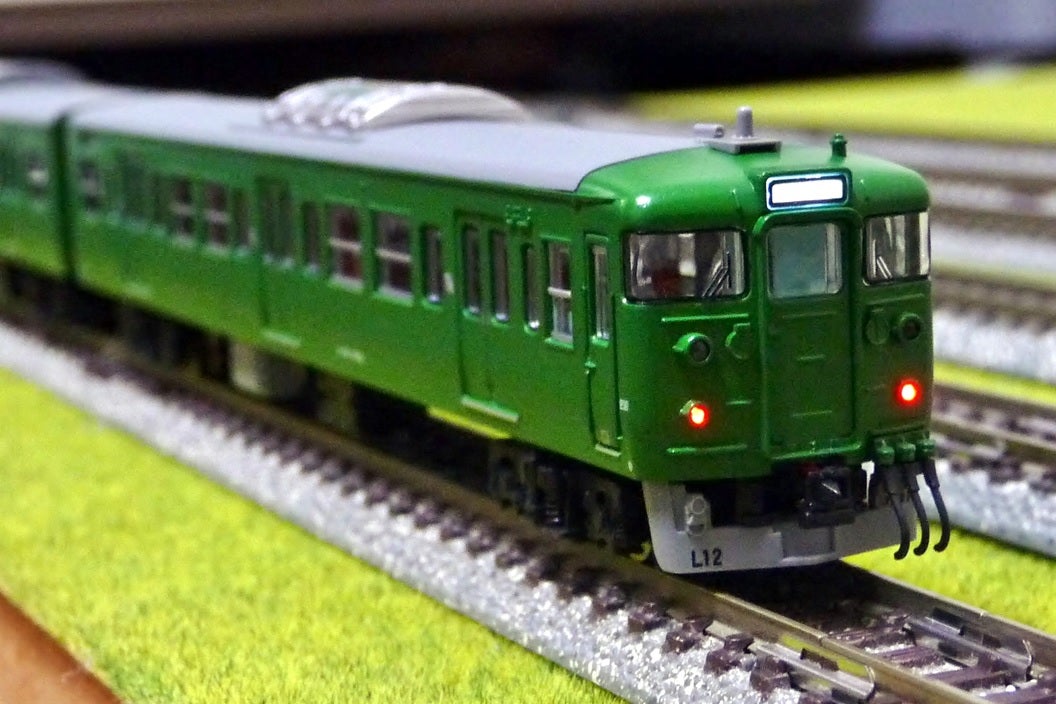 マイクロエース 113系-7700 30N更新車・抹茶色 4両セット入線