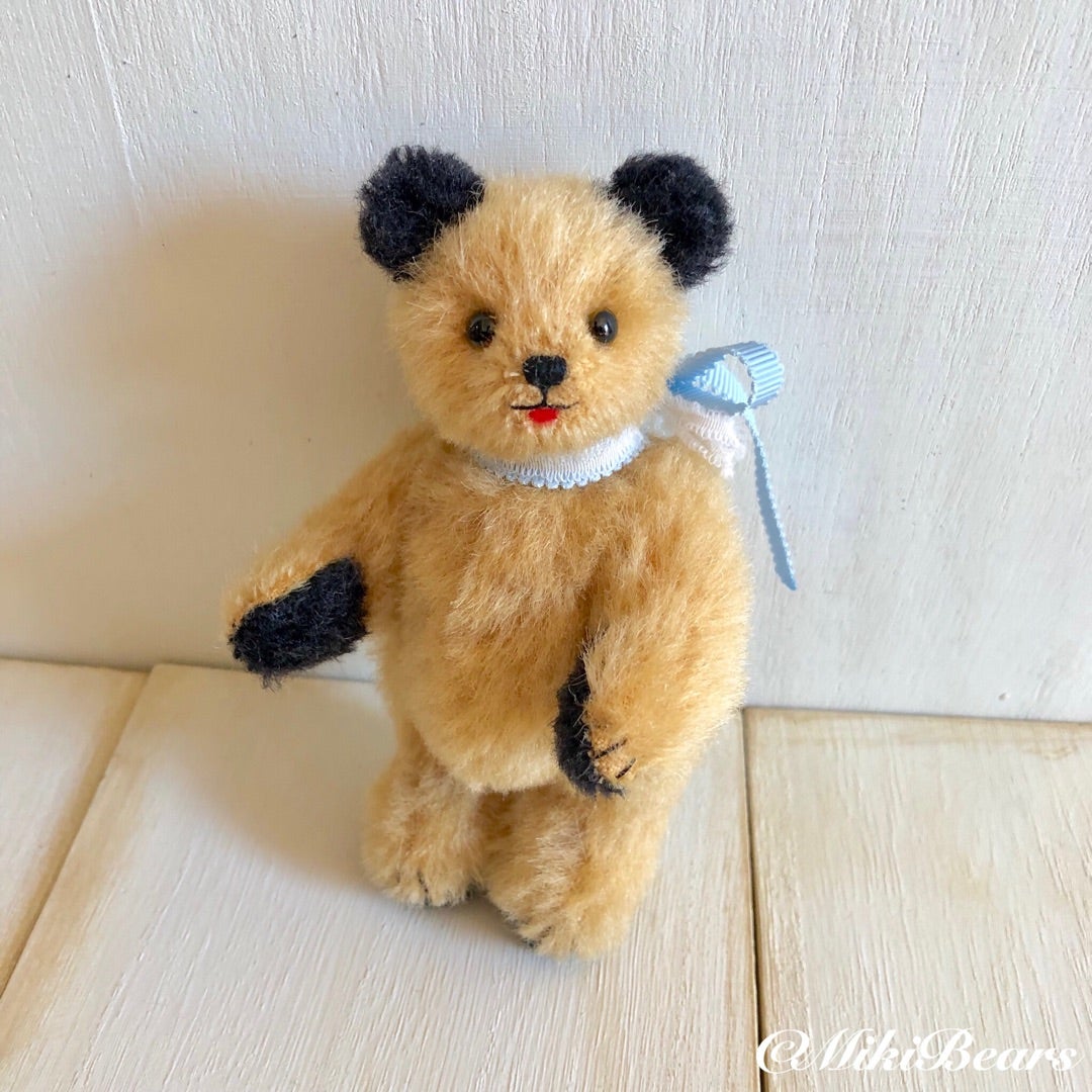 スーティーベアとアンティークモヘアのベアおめかし | のんびり