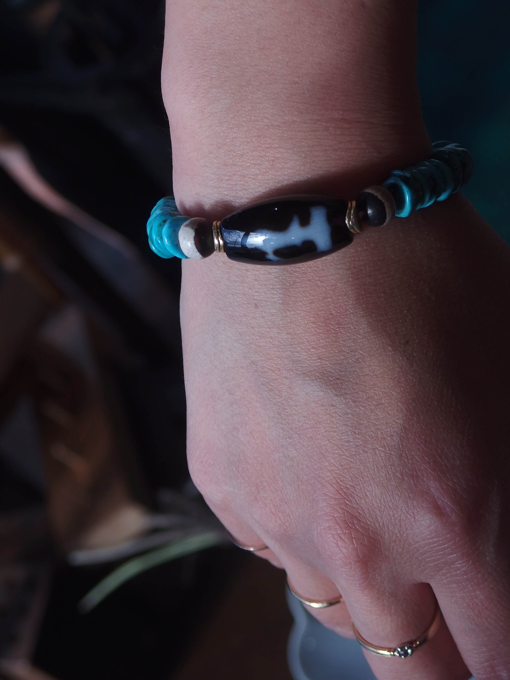 観音睡蓮花天珠と線天珠 | Gems〜ジェムズ〜