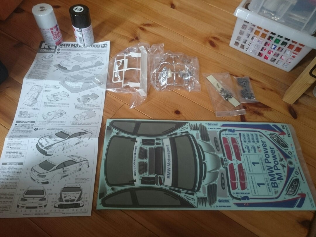 タミヤ BMW M3 GT2 2009 製作記① | sabuの趣味ブログ