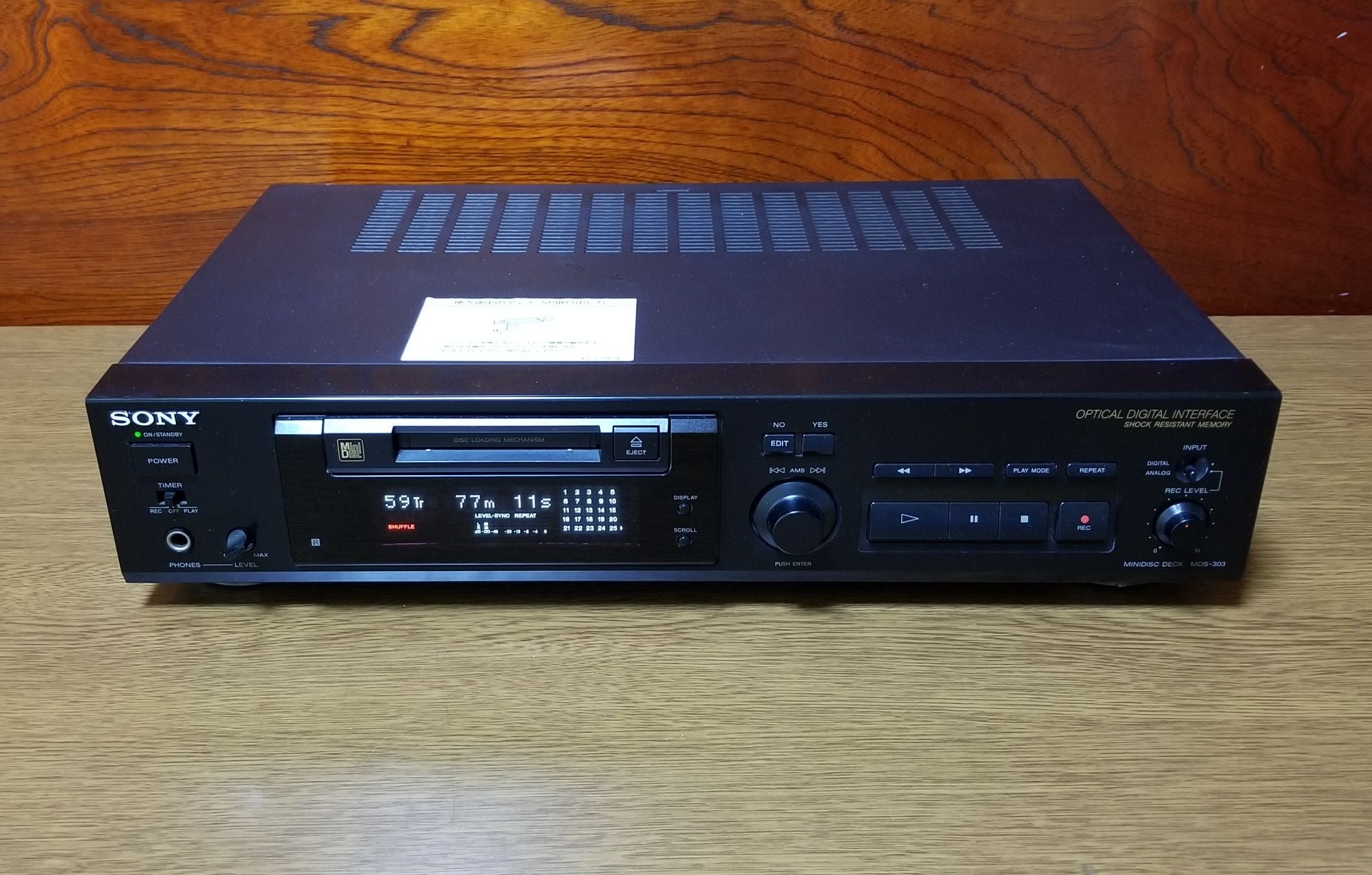 SONY MDS-303 MDレコーダーデッキ 完動品・動作保証 | 驚愕の高音質