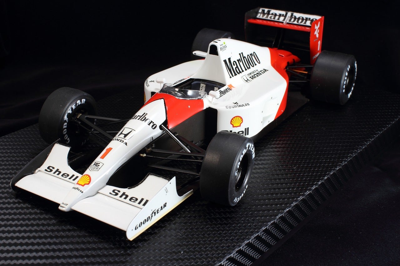 フジミ 1/20 マクラーレンホンダMP4/6 完成 | ディケイトのガンプラ