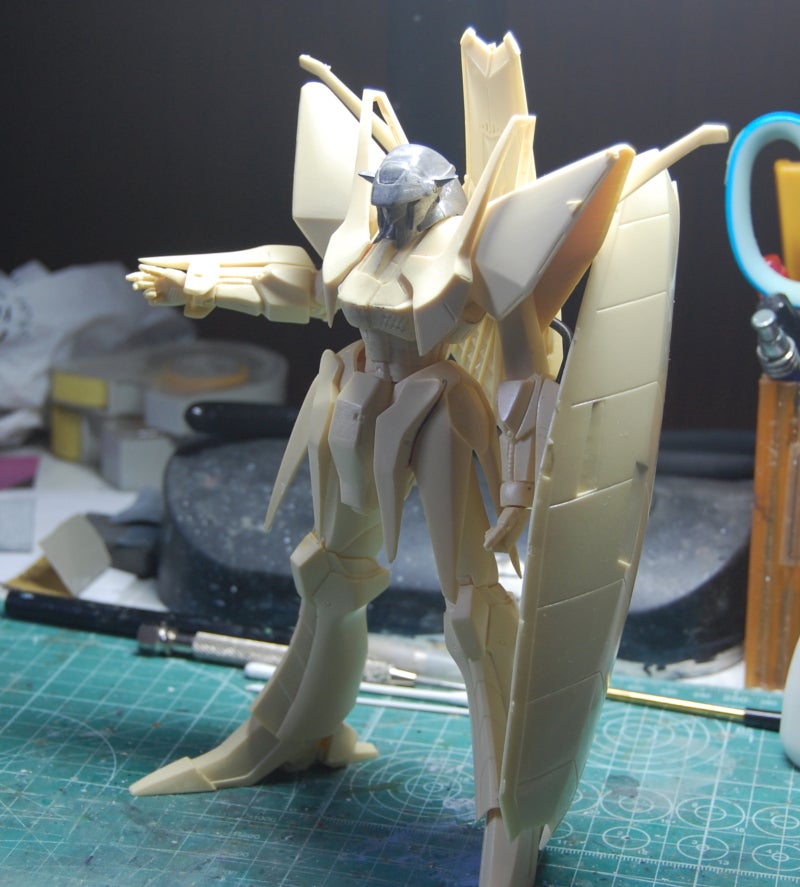 海洋堂 1/100 ジュノーン 初期型 製作中1 | オーソライズの模型製作記