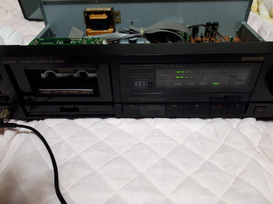 Victor TD-R311リバースデッキ電解コンデンサ交換 | あしべの備忘録