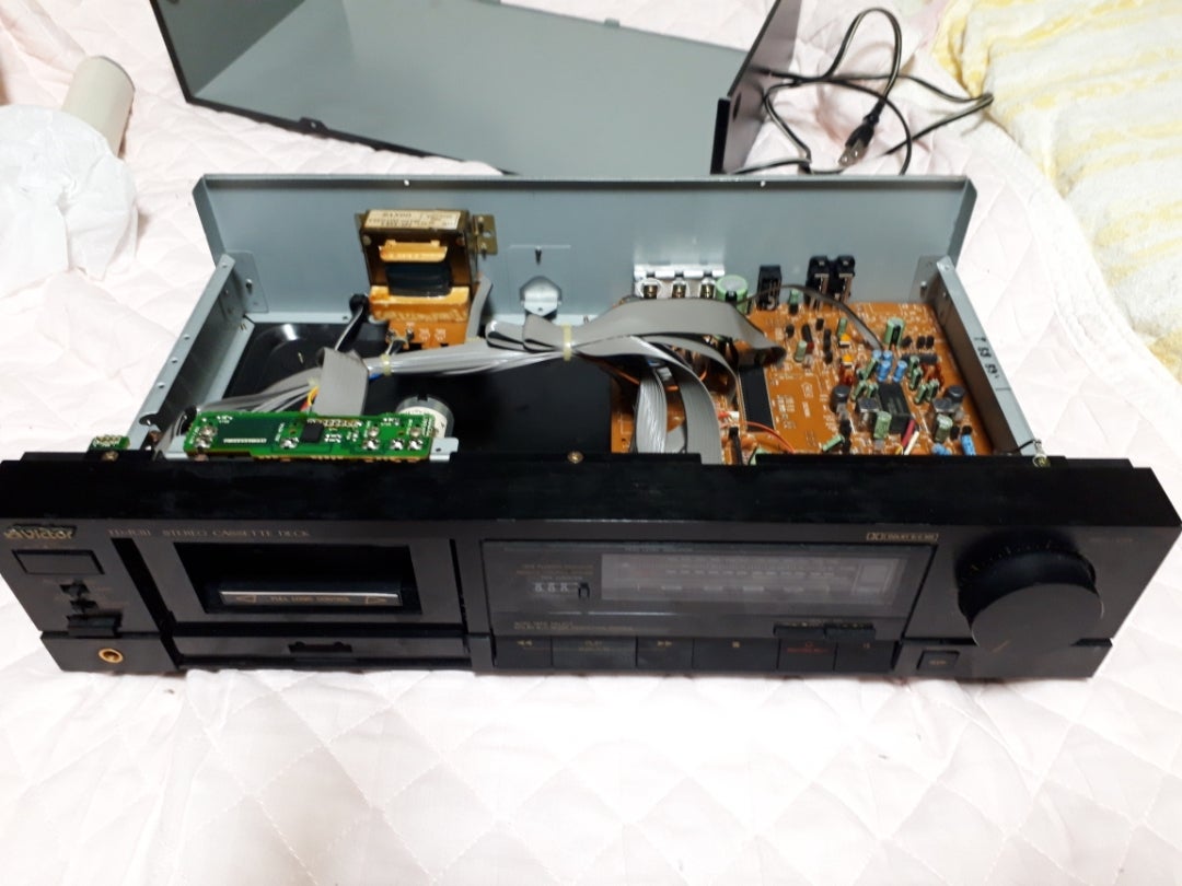 Victor TD-R311リバースデッキ電解コンデンサ交換 | あしべの備忘録