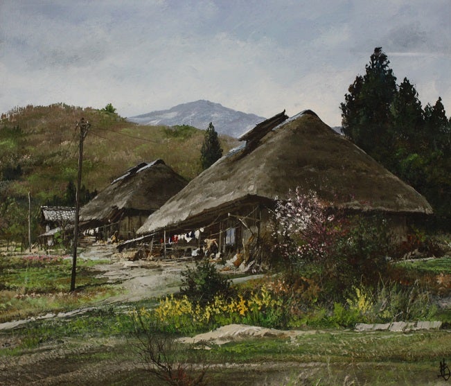 林喜市郎 古民家 油彩画 作品紹介 】 | 福島県郡山駅前の画廊