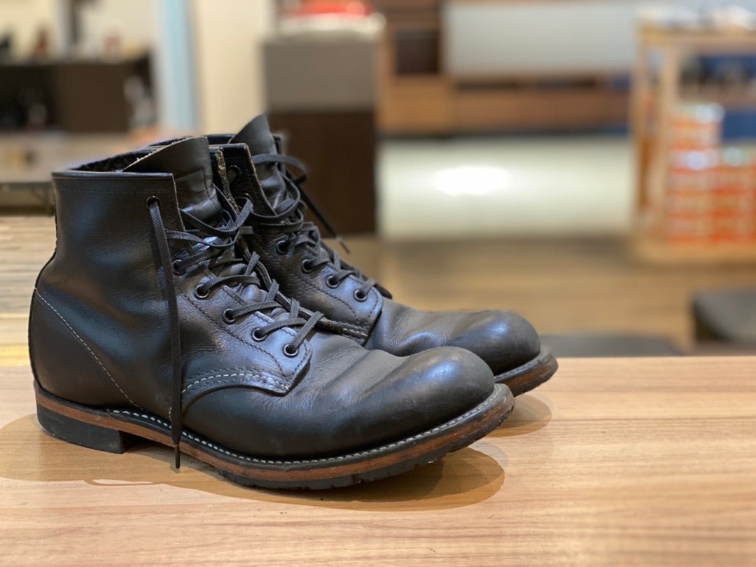 RED WING 旧品番BECKMAN ハーフソール交換 〜避けられない加水分解