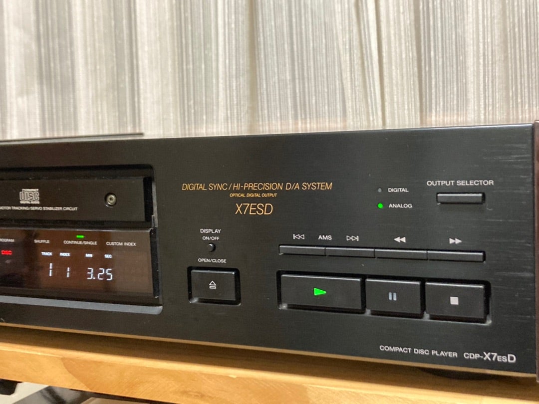 SONY CDP-X7ESD 弍号機 其ノ零 | うしおの徒然なるままに