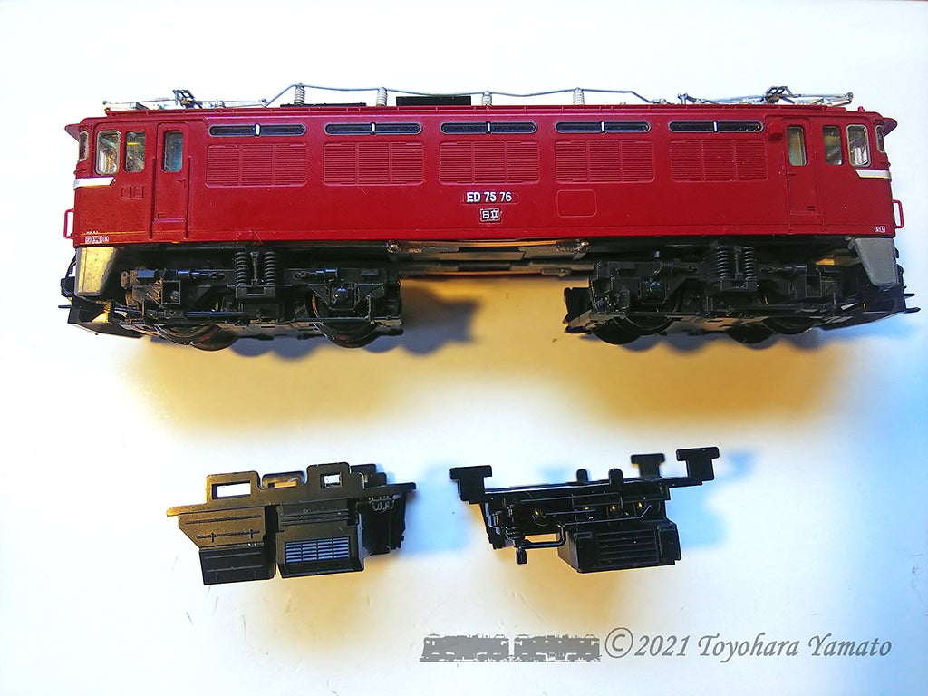 TOMIX ED75ヒサシ付をKATO動力化 [鉄道模型] | 重単5175 ～鉄道模型と