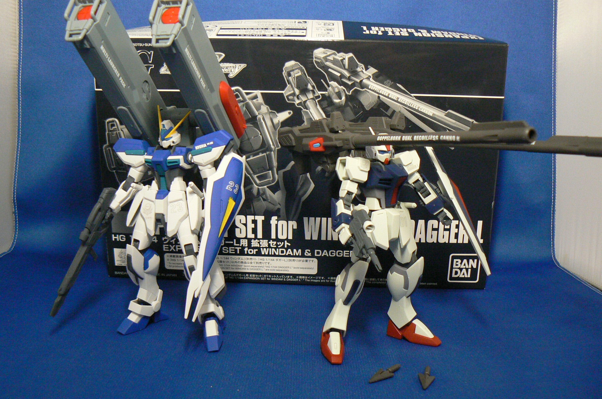 拡張装備 換装完了！ウィンダム＆ダガーL用 拡張セット完成です