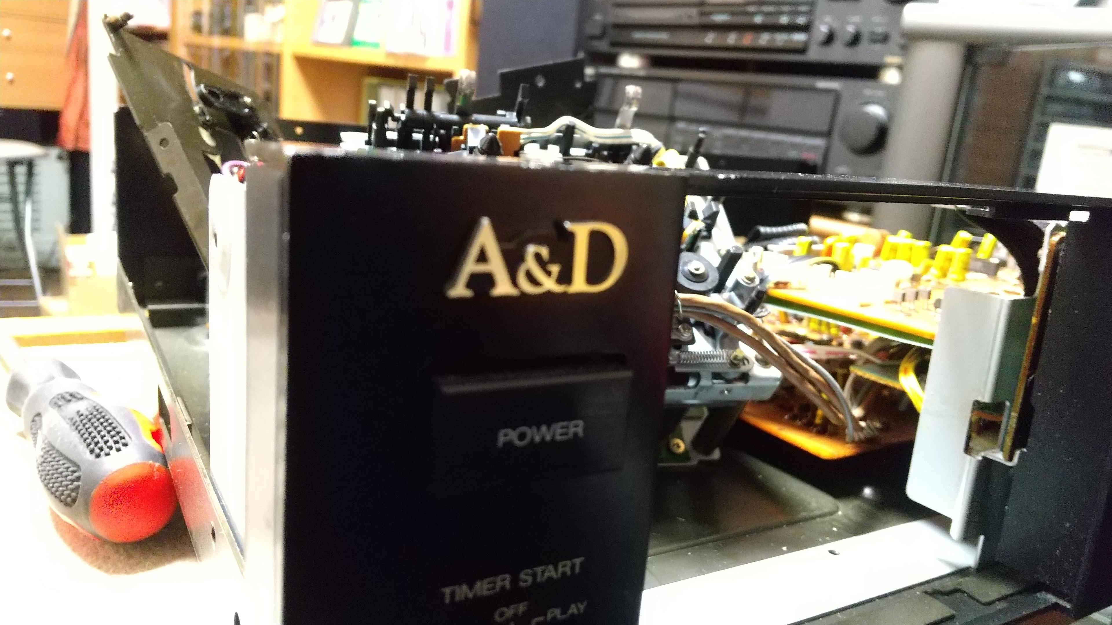 A&D GX-Z5000 カセットデッキ修理中→修理完了 | うくくっすのブログ