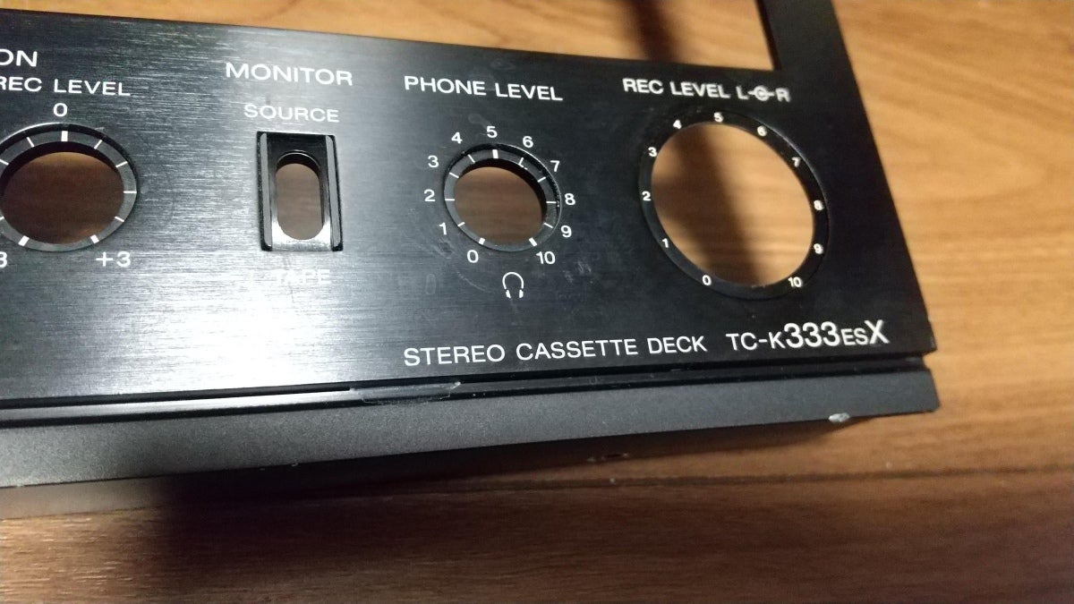 SONY TC-K333ESX カセットデッキ修理記録 再生時に雑音が！！ | う